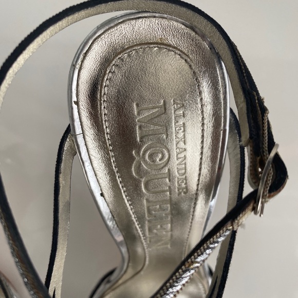 Alexander McQueen Open Toe Celtic Knot Heels 36 - Picture 10 of 12